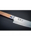 Hож Santoku KAI, Магороку Композит, лезвие 6,5"/ 16,5 см., pукоятка светлое многослойное дерево 12 см.